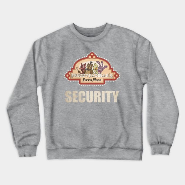 Five Nights at Freddy's - FNAF - Freddy Fazbear's Pizza Security Crewneck Sweatshirt by Kaiserin